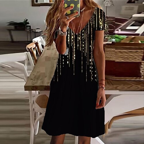 Women's Shift Dress Short Mini Dress Yellow Short Sleeve Color Gradient Print Spring Summer V Neck Elegant Casual Vacation 2022 S M L XL XXL 3XL
Women's Shift Dress Short Mini Dress Yellow Short Sleeve Color Gradient Print Spring Summer V Neck Elegant Casual Vacation 2022 S M L XL XXL 3XL