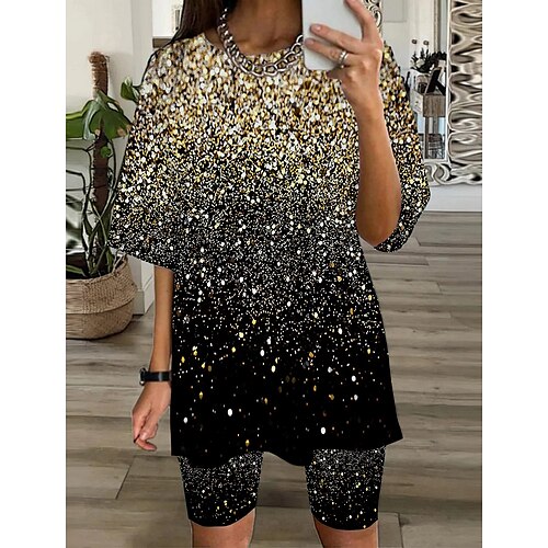 Women's Loungewear Sets Nighty 2 Pieces Gradient Comfort Sweet Home Daily Polyester Crew Neck Half Sleeve Spring Summer Green Blue
Women's Loungewear Sets Nighty 2 Pieces Gradient Comfort Sweet Home Daily Polyester Crew Neck Half Sleeve Spring Summer Green Blue
