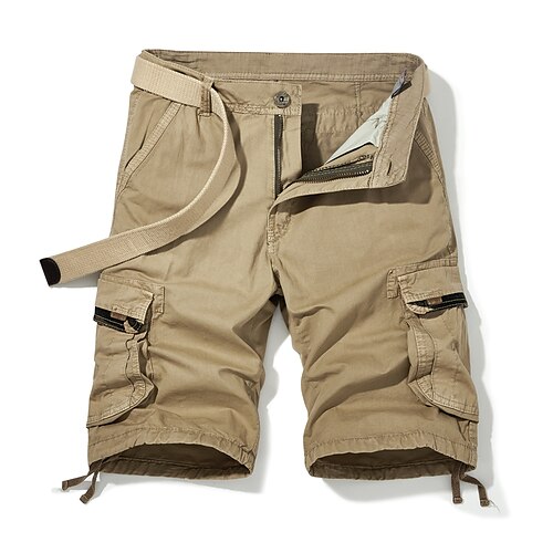Men's Cargo Shorts Chino Shorts Tactical Cargo Multi Pocket Knee Length Pants Casual Daily Inelastic Solid Color Breathable Soft Mid Waist Green Black Blue Gray Khaki 30 32 34 36 38
Men's Cargo Shorts Chino Shorts Tactical Cargo Multi Pocket Knee Length Pants Casual Daily Inelastic Solid Color Breathable Soft Mid Waist Green Black Blue Gray Khaki 30 32 34 36 38