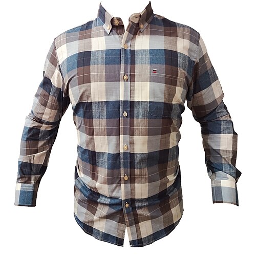 Men's Shirt Other Prints Plaid Button Down Collar Casual Daily collared shirts Long Sleeve Tops Business Basic Fashion Designer Blue White Royal Blue
Men's Shirt Other Prints Plaid Button Down Collar Casual Daily collared shirts Long Sleeve Tops Business Basic Fashion Designer Blue White Royal Blue