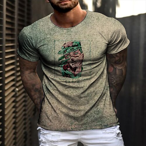 Inspired by JoJo's Bizarre Adventure Jotaro Kujo T-shirt Anime 100% Polyester Anime Classic Retro Vintage T-shirt For Men's
Inspired by JoJo's Bizarre Adventure Jotaro Kujo T-shirt Anime 100% Polyester Anime Classic Retro Vintage T-shirt For Men's