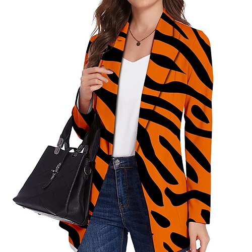 Women's Blazer Outdoor Daily Spring Summer Regular Coat Regular Fit Breathable Streetwear Casual Jacket Long Sleeve Floral Geometric Pocket Print WhiteBlack Lake blue Green
Women's Blazer Outdoor Daily Spring Summer Regular Coat Regular Fit Breathable Streetwear Casual Jacket Long Sleeve Floral Geometric Pocket Print WhiteBlack Lake blue Green