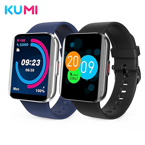 KUMI KU2 Plus Smart Watch 1.69 inch Smartwatch Fitness Running Watch Bluetooth Call Reminder Activity Tracker Sleep Tracker Compatible with Android iOS Women Men Waterproof Long Standby Hands-Free
KUMI KU2 Plus Smart Watch 1.69 inch Smartwatch Fitness Running Watch Bluetooth Call Reminder Activity Tracker Sleep Tracker Compatible with Android iOS Women Men Waterproof Long Standby Hands-Free