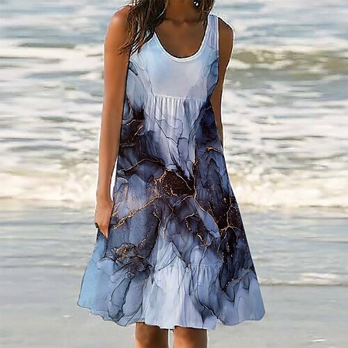 Women's Shift Dress Short Mini Dress Blue Gray Pink Sleeveless Color Gradient Pocket Print Spring Summer U Neck Casual Vacation 2022 S M L XL XXL 3XL
Women's Shift Dress Short Mini Dress Blue Gray Pink Sleeveless Color Gradient Pocket Print Spring Summer U Neck Casual Vacation 2022 S M L XL XXL 3XL