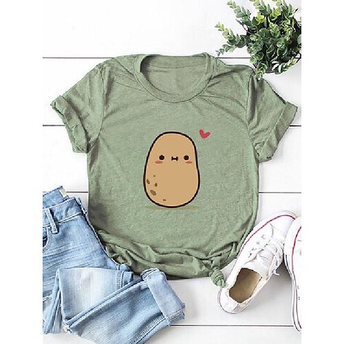 Women's Plus Size Tops T shirt Short Sleeve Round Neck Basic Daily Going out Cotton Spring Summer Light Pink White grey
Women's Plus Size Tops T shirt Short Sleeve Round Neck Basic Daily Going out Cotton Spring Summer Light Pink White grey