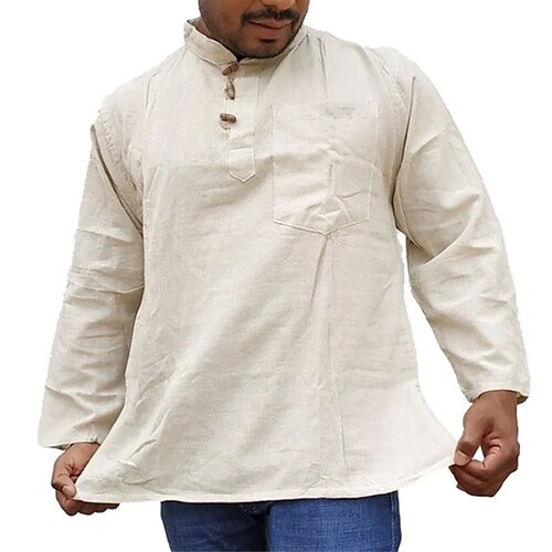 Men's Shirt Solid Color Collar Street Casual Button-Down Long Sleeve Tops Fashion Classic Comfortable Big and Tall White
Men's Shirt Solid Color Collar Street Casual Button-Down Long Sleeve Tops Fashion Classic Comfortable Big and Tall White