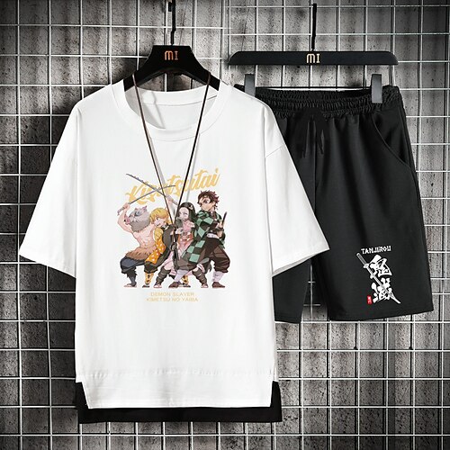 Inspired by Demon Slayer: Kimetsu no Yaiba Kamado Nezuko Agatsuma Zenitsu Kamado Tanjirou Outfits Cartoon 100% Polyester Anime Harajuku Graphic Kawaii Shorts For Men's / Women's / Couple's / T-shirt
Inspired by Demon Slayer: Kimetsu no Yaiba Kamado Nezuko Agatsuma Zenitsu Kamado Tanjirou Outfits Cartoon 100% Polyester Anime Harajuku Graphic Kawaii Shorts For Men's / Women's / Couple's / T-shirt