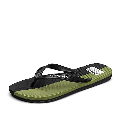 Men's Sandals Slippers Flip-Flops Casual Classic Daily Outdoor Rubber Dark Grey Green Red Spring Summer
Men's Sandals Slippers Flip-Flops Casual Classic Daily Outdoor Rubber Dark Grey Green Red Spring Summer