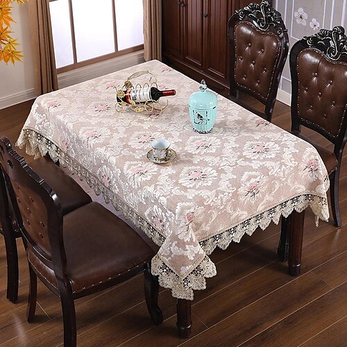 Rectangle Tablecloth LaceTable Cloths for Kitchen Dining, Party, Holiday, Christmas, Buffet
Rectangle Tablecloth LaceTable Cloths for Kitchen Dining, Party, Holiday, Christmas, Buffet