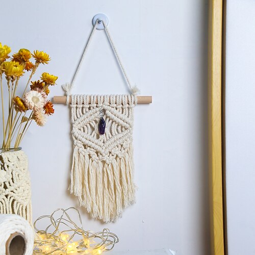 Fresh And Creative Weaving Small Tapestry Cotton Thread Crafts Wall Decorations
Fresh And Creative Weaving Small Tapestry Cotton Thread Crafts Wall Decorations