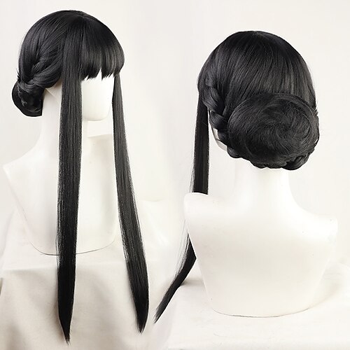 Cosplay Cosplay Cosplay Wigs Women's Straight bangs 60 inch Heat Resistant Fiber Dry Black Adults' Anime Wig
Cosplay Cosplay Cosplay Wigs Women's Straight bangs 60 inch Heat Resistant Fiber Dry Black Adults' Anime Wig
