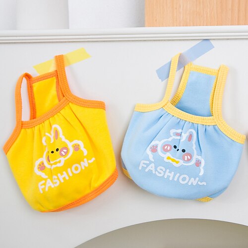 Dog Cat Vest Cartoon Fashion Cute Sports Casual / Daily Dog Clothes Puppy Clothes Dog Outfits Soft Blue White Yellow Costume for Girl and Boy Dog Cloth XS S M L XL 2XL
Dog Cat Vest Cartoon Fashion Cute Sports Casual / Daily Dog Clothes Puppy Clothes Dog Outfits Soft Blue White Yellow Costume for Girl and Boy Dog Cloth XS S M L XL 2XL