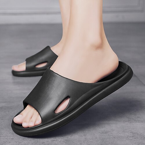 Herre Sandaler Tøfler og flip-flops Krabbesko Fritid Daglig Strand EVA Svart Grønn Blå Sommer
Herre Sandaler Tøfler og flip-flops Krabbesko Fritid Daglig Strand EVA Svart Grønn Blå Sommer