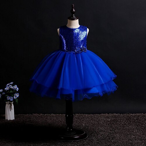 Kids Girls' Dress Sequin Tulle Dress Midi Dress Performance Sequins Sleeveless Princess Dress 3-12 Years Spring Pink Royal Blue Red
Kids Girls' Dress Sequin Tulle Dress Midi Dress Performance Sequins Sleeveless Princess Dress 3-12 Years Spring Pink Royal Blue Red