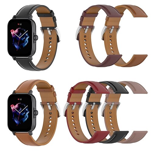 1 pcs Smart Watch Band for Samsung Galaxy Gear S2 Classic Watch 42mm Watch 3 41mm Watch Active 2 40mm Watch Active 2 44mm 20mm Grain Leather Smartwatch Strap Classic Clasp Rugged Leather Loop
1 pcs Smart Watch Band for Samsung Galaxy Gear S2 Classic Watch 42mm Watch 3 41mm Watch Active 2 40mm Watch Active 2 44mm 20mm Grain Leather Smartwatch Strap Classic Clasp Rugged Leather Loop