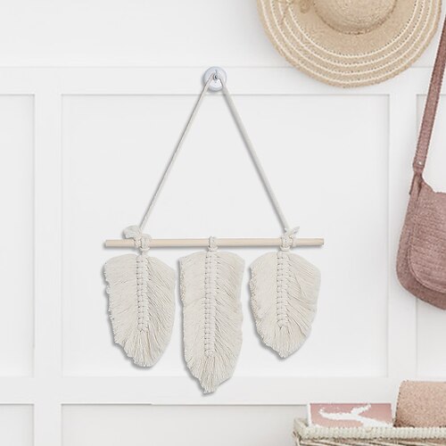 Ins Style Simple Modern Handicrafts Pure Handmade Simple Leaves Tassel Tapestry Wall Decorations
Ins Style Simple Modern Handicrafts Pure Handmade Simple Leaves Tassel Tapestry Wall Decorations