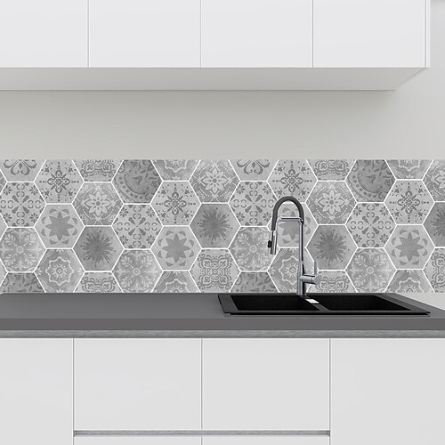 10pcs Geometric Hexagonal Tile Stickers Bathroom Kitchen Wall Stickers Non-slip Floor Stickers
10pcs Geometric Hexagonal Tile Stickers Bathroom Kitchen Wall Stickers Non-slip Floor Stickers