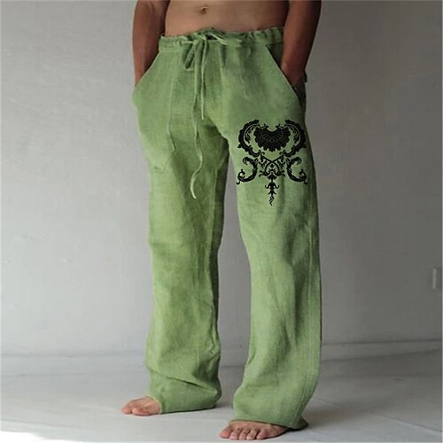 Men's Fashion Designer Straight Trousers 3D Print Elastic Drawstring Design Front Pocket Pants Casual Daily Graphic Prints Flower / Floral Comfort Soft Mid Waist Green S M L XL XXL
Men's Fashion Designer Straight Trousers 3D Print Elastic Drawstring Design Front Pocket Pants Casual Daily Graphic Prints Flower / Floral Comfort Soft Mid Waist Green S M L XL XXL