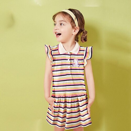 Kids Little Girls' Dress Cartoon Striped Unicorn A Line Dress Daily Holiday Ruched Print Gray Rainbow Above Knee Short Sleeve Cute Sweet Dresses Spring Summer Regular Fit 2-8 Years
Kids Little Girls' Dress Cartoon Striped Unicorn A Line Dress Daily Holiday Ruched Print Gray Rainbow Above Knee Short Sleeve Cute Sweet Dresses Spring Summer Regular Fit 2-8 Years
