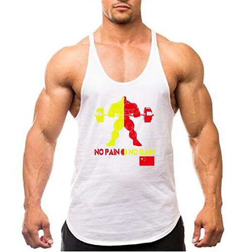 fashion bodybuilding fitness vest national flag printing thin belt deep digging weightlifting cotton vest training clothes
fashion bodybuilding fitness vest national flag printing thin belt deep digging weightlifting cotton vest training clothes