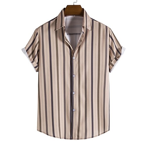 Men's Tuxedo Shirts Casual Shirt Shirt Striped Turndown Street Casual Print Short Sleeve Tops Casual Classic Hawaiian Gentleman Black / White
Men's Tuxedo Shirts Casual Shirt Shirt Striped Turndown Street Casual Print Short Sleeve Tops Casual Classic Hawaiian Gentleman Black / White