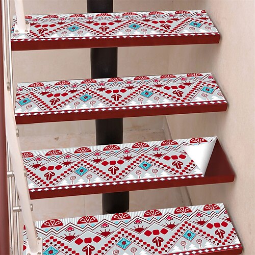 Geometric Texture National Style Stair Sticker Tread Sticker Step Sticker Non Slip Household Floor Sticker
Geometric Texture National Style Stair Sticker Tread Sticker Step Sticker Non Slip Household Floor Sticker