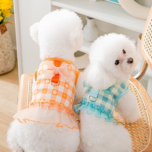 Dog Cat Dress Plaid / Check Bowknot Fashion Cute Sports Casual / Daily Dog Clothes Puppy Clothes Dog Outfits Soft Blue Orange Costume for Girl and Boy Dog Cloth XS S M L XL 2XL
Dog Cat Dress Plaid / Check Bowknot Fashion Cute Sports Casual / Daily Dog Clothes Puppy Clothes Dog Outfits Soft Blue Orange Costume for Girl and Boy Dog Cloth XS S M L XL 2XL