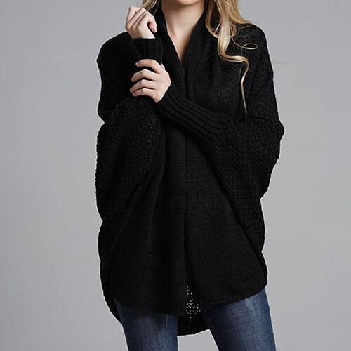Women's Cardigan Knitted Pure Color Stylish Elegant Soft Long Sleeve Batwing Sleeve Sweater Cardigans V Neck Spring Summer Green Black Orange
Women's Cardigan Knitted Pure Color Stylish Elegant Soft Long Sleeve Batwing Sleeve Sweater Cardigans V Neck Spring Summer Green Black Orange