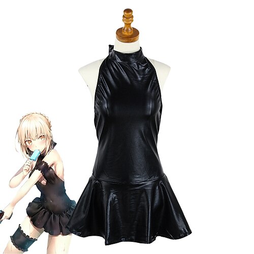 Inspired by Fate Saber Anime Cosplay Costumes Japanese Cosplay Suits Dress Sleeves Headwear For Women's / Tanga
Inspired by Fate Saber Anime Cosplay Costumes Japanese Cosplay Suits Dress Sleeves Headwear For Women's / Tanga