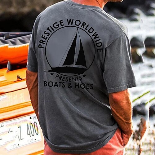 Men's T shirt Hot Stamping Graphic Letter Crew Neck Street Casual Print Short Sleeve Tops Basic Fashion Classic Comfortable White Dark Gray Navy Blue
Men's T shirt Hot Stamping Graphic Letter Crew Neck Street Casual Print Short Sleeve Tops Basic Fashion Classic Comfortable White Dark Gray Navy Blue