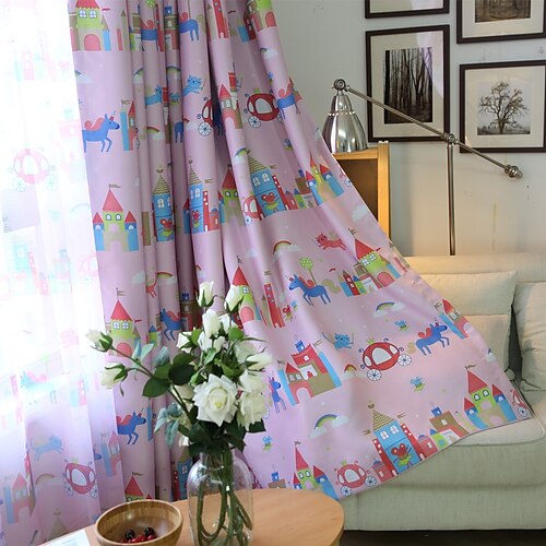 Two Panel Children's Room Cartoon Style Printed Blackout Curtains Living Room Bedroom Dining Room Study Curtain
Two Panel Children's Room Cartoon Style Printed Blackout Curtains Living Room Bedroom Dining Room Study Curtain