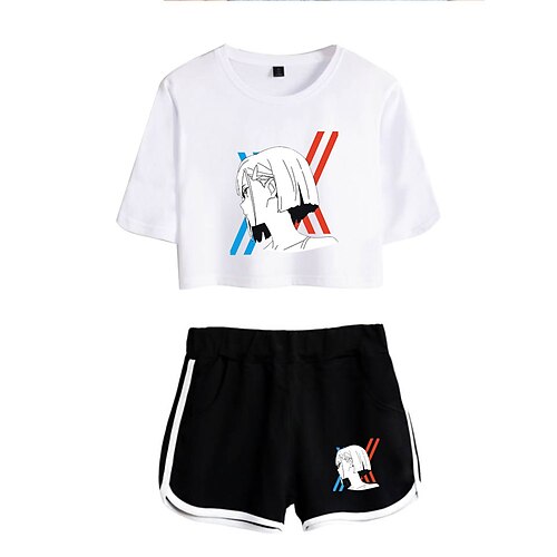 Inspired by Darling in the Franxx 02 Zero Two Outfits Crop Top 100% Polyester Anime Harajuku Graphic Shorts For Women's
Inspired by Darling in the Franxx 02 Zero Two Outfits Crop Top 100% Polyester Anime Harajuku Graphic Shorts For Women's