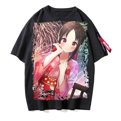 Inspired by Kaguya Sama: Love Is War Fujiwara Chika Shinomiya Kaguya Cosplay Costume T-shirt Polyester / Cotton Blend Pattern Harajuku Graphic Kawaii T-shirt For Men's / Women's / Couple's
Inspired by Kaguya Sama: Love Is War Fujiwara Chika Shinomiya Kaguya Cosplay Costume T-shirt Polyester / Cotton Blend Pattern Harajuku Graphic Kawaii T-shirt For Men's / Women's / Couple's