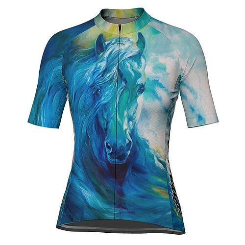 21Grams Women's Short Sleeve Cycling Jersey Bike Top Mountain Bike MTB Road Bike Cycling Blue Spandex Polyester Breathable Quick Dry Moisture Wicking Sports Clothing Apparel / Athleisure
21Grams Women's Short Sleeve Cycling Jersey Bike Top Mountain Bike MTB Road Bike Cycling Blue Spandex Polyester Breathable Quick Dry Moisture Wicking Sports Clothing Apparel / Athleisure