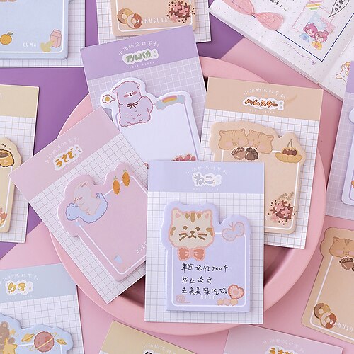 5 pcs Sticky Notes 4.83.5 inch Colorful Paper Lined Cute Self-adhesive Post It Notes for School Office Student
5 pcs Sticky Notes 4.83.5 inch Colorful Paper Lined Cute Self-adhesive Post It Notes for School Office Student