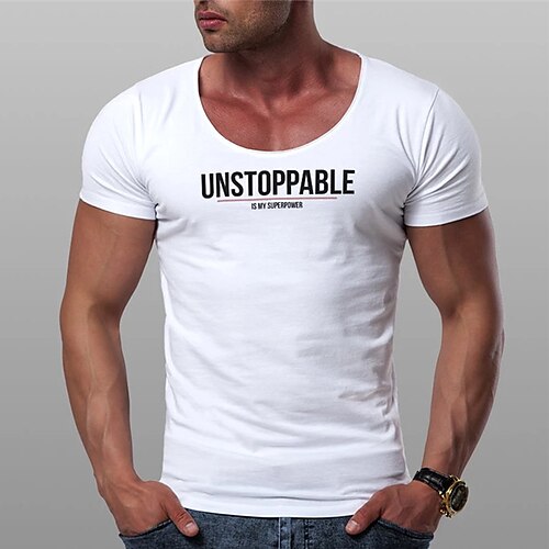 Men's T shirt Hot Stamping Graphic Letter Crew Neck Street Casual Print Short Sleeve Tops Basic Fashion Classic Comfortable Green Blue White / Sports / Summer
Men's T shirt Hot Stamping Graphic Letter Crew Neck Street Casual Print Short Sleeve Tops Basic Fashion Classic Comfortable Green Blue White / Sports / Summer