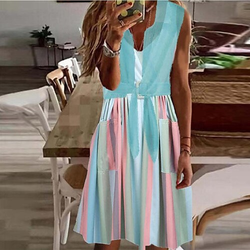 Women's A Line Dress Midi Dress Blue Pink Dusty Rose Khaki Yellow Sleeveless Floral Lace up Print Spring Summer V Neck Elegant Casual Vacation 2022 M S L XL XXL 3XL
Women's A Line Dress Midi Dress Blue Pink Dusty Rose Khaki Yellow Sleeveless Floral Lace up Print Spring Summer V Neck Elegant Casual Vacation 2022 M S L XL XXL 3XL
