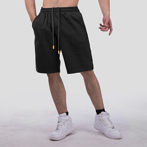 Men's Athletic Sports Shorts Workout Pants Elastic Waist Multiple Pockets Knee Length Pants Leisure Sports Running Micro-elastic Harajuku Breathable Quick Dry Mid Waist Black Light gray Dark Gray M L
Men's Athletic Sports Shorts Workout Pants Elastic Waist Multiple Pockets Knee Length Pants Leisure Sports Running Micro-elastic Harajuku Breathable Quick Dry Mid Waist Black Light gray Dark Gray M L