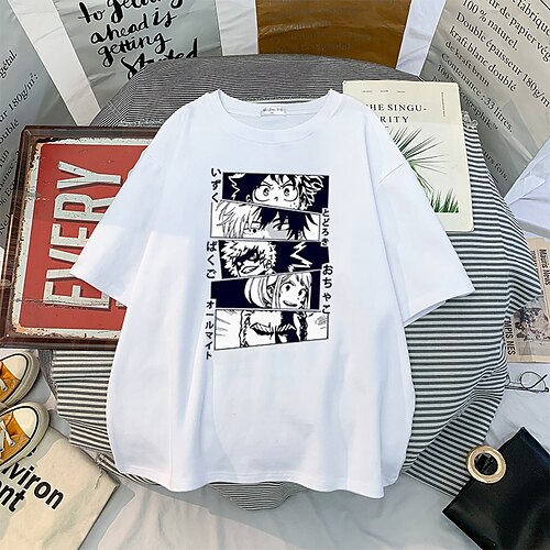 Inspired by My Hero Academia Shoto Todoroki Deku T-shirt Anime 100% Polyester Anime Harajuku Graphic Street Style T-shirt For Men's / Women's / Couple's
Inspired by My Hero Academia Shoto Todoroki Deku T-shirt Anime 100% Polyester Anime Harajuku Graphic Street Style T-shirt For Men's / Women's / Couple's