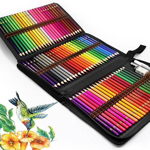 Colored Pencils 2B Log Pen Holder Oil Colors Water Colors Rainbow Wood Pencils 53 Count/77 Count for Adult Artists
Colored Pencils 2B Log Pen Holder Oil Colors Water Colors Rainbow Wood Pencils 53 Count/77 Count for Adult Artists