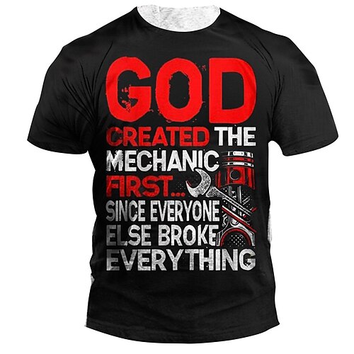 Men's Unisex T shirt 3D Print Graphic Prints Crew Neck Street Daily Print Short Sleeve Tops Casual Designer Big and Tall Papa T Shirts Black / Summer
Men's Unisex T shirt 3D Print Graphic Prints Crew Neck Street Daily Print Short Sleeve Tops Casual Designer Big and Tall Papa T Shirts Black / Summer