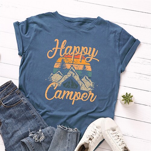 Dame Bluse T-shirt Sort Hvid Gul Bogstaver Trykt mønster Kortærmet Daglig Ferierejse Basale Gade Rund Hals Normal Bomuld L
Dame Bluse T-shirt Sort Hvid Gul Bogstaver Trykt mønster Kortærmet Daglig Ferierejse Basale Gade Rund Hals Normal Bomuld L
