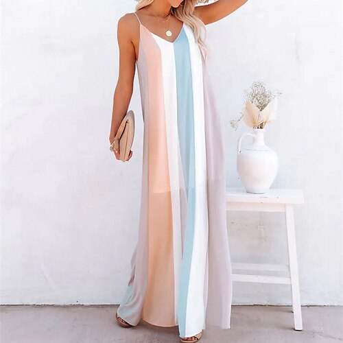 Women's Shift Dress Midi Dress White Sleeveless Color Block Print Spring Summer V Neck Casual Vacation 2022 S M L XL
Women's Shift Dress Midi Dress White Sleeveless Color Block Print Spring Summer V Neck Casual Vacation 2022 S M L XL