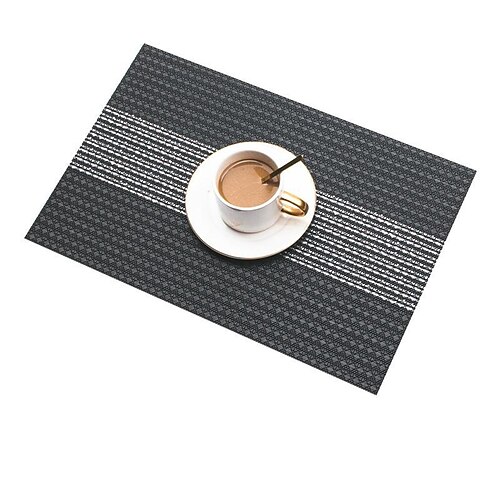Placemats Placemat PVC Table Mats Heat Resistant Waterproof Washable Outdoor Placemats for Kitchen Dining Patio Table Decorations
Placemats Placemat PVC Table Mats Heat Resistant Waterproof Washable Outdoor Placemats for Kitchen Dining Patio Table Decorations
