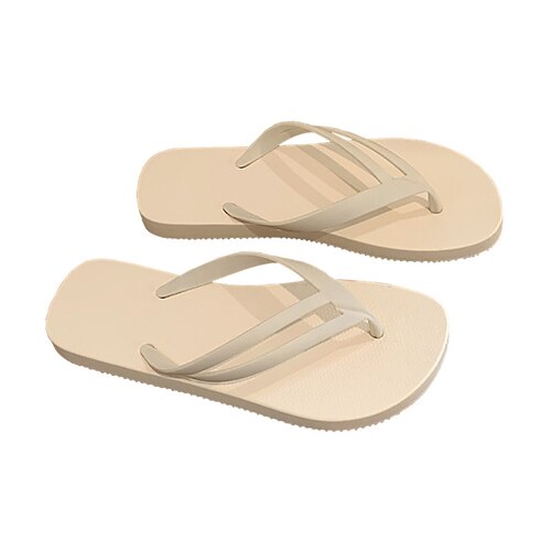 Women's Slippers Flip-Flops Flat Sandals Flat Heel Round Toe Open Toe Elegant Casual Daily PVC Loafer Spring Summer Solid Colored Black Brown Beige
Women's Slippers Flip-Flops Flat Sandals Flat Heel Round Toe Open Toe Elegant Casual Daily PVC Loafer Spring Summer Solid Colored Black Brown Beige