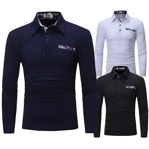 Men's Golf Shirt Tennis Shirt Breathable Quick Dry Moisture Wicking Long Sleeve T Shirt Top Slim Fit Solid Color Autumn / Fall Spring Summer Tennis Golf Running / Lightweight
Men's Golf Shirt Tennis Shirt Breathable Quick Dry Moisture Wicking Long Sleeve T Shirt Top Slim Fit Solid Color Autumn / Fall Spring Summer Tennis Golf Running / Lightweight