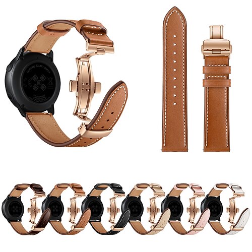 1 pcs Smart Watch Band for Samsung Galaxy Watch 42mm Watch 46mm Watch 3 41mm Watch 3 45mm Watch Active 2 40mm 20mm Genuine Leather Smartwatch Strap Waterproof Adjustable Shockproof Business Band
1 pcs Smart Watch Band for Samsung Galaxy Watch 42mm Watch 46mm Watch 3 41mm Watch 3 45mm Watch Active 2 40mm 20mm Genuine Leather Smartwatch Strap Waterproof Adjustable Shockproof Business Band