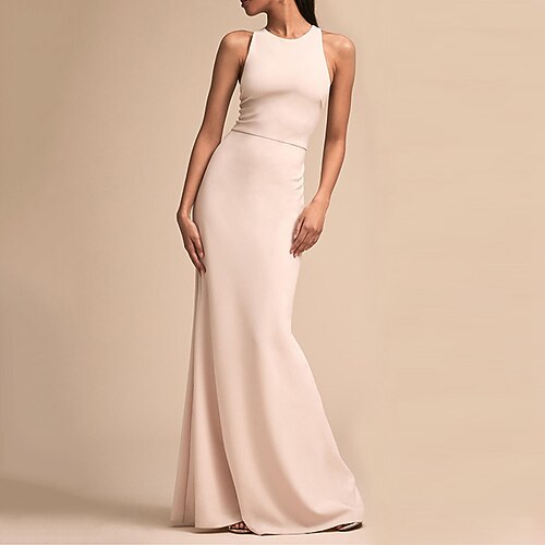 Women's Bodycon Maxi long Dress White Wine Sleeveless Pure Color Backless Spring Summer Round Neck Party Elegant Formal 2022 S M L XL / Party Dress
Women's Bodycon Maxi long Dress White Wine Sleeveless Pure Color Backless Spring Summer Round Neck Party Elegant Formal 2022 S M L XL / Party Dress