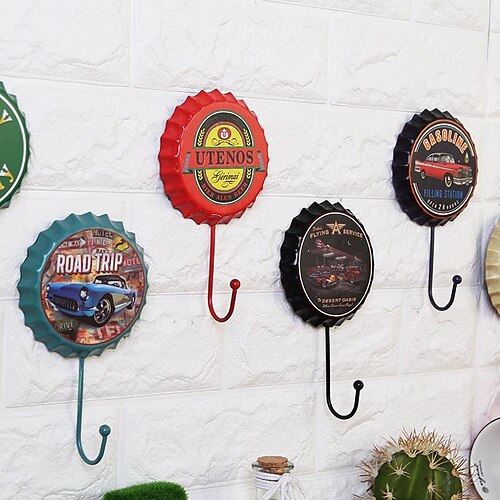 Retro Beer Cover Hook Bar Wall Hanging Personality Coat Hook Fitting Room Coat Hook Wrought Iron Decoration Wall Decoration
Retro Beer Cover Hook Bar Wall Hanging Personality Coat Hook Fitting Room Coat Hook Wrought Iron Decoration Wall Decoration