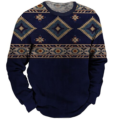 Men's Unisex Sweatshirt Pullover Geometric Graphic Prints Print Daily Sports 3D Print Casual Vintage Hoodies Sweatshirts Gray Navy Blue
Men's Unisex Sweatshirt Pullover Geometric Graphic Prints Print Daily Sports 3D Print Casual Vintage Hoodies Sweatshirts Gray Navy Blue